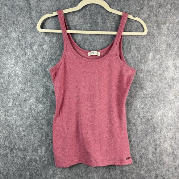 Abercrombie And Fitch Tank Top Medium‎ Pink Y2K 90s Style Fairy Grunge *Flaw - Picture 1 of 10